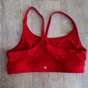 Red LuluLemon Sports Bra
